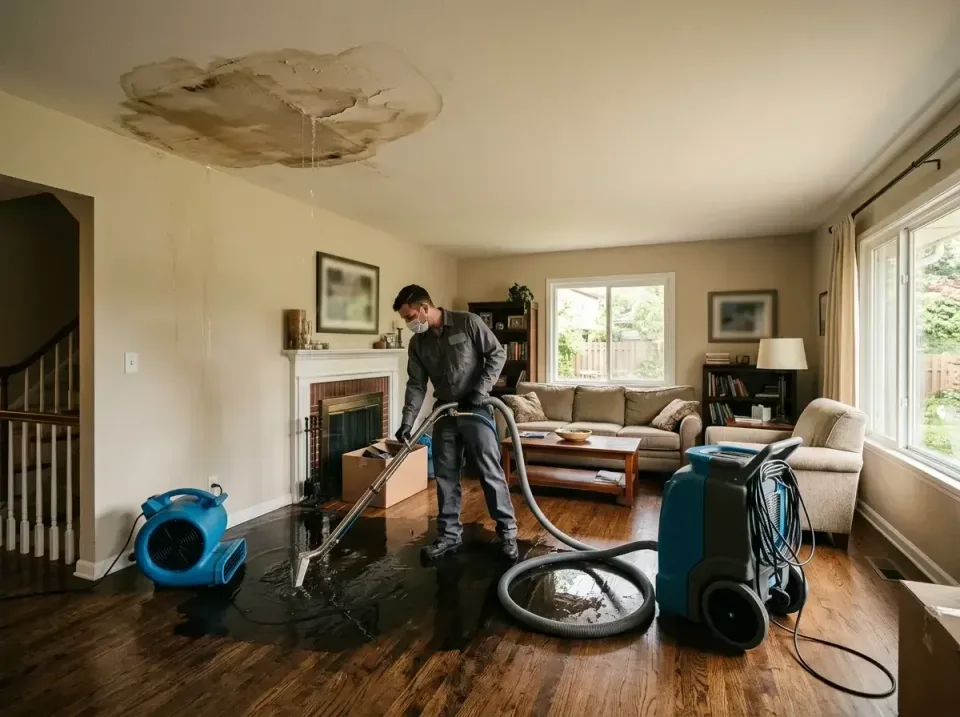 attic-pipe-burst-ceiling-drip-008 — frequently asked questions, Water Damage Restoration & Carpet Care in Greens Farms, CT